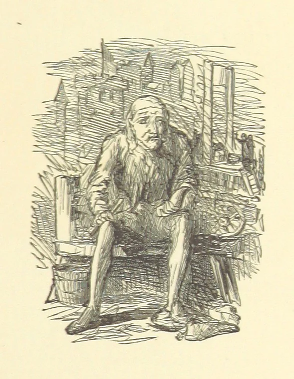 An illustration from Works of Charles Dickens. New illustrated library edition. [With a preface to each work by Edwin P. Whipple, leaf 13