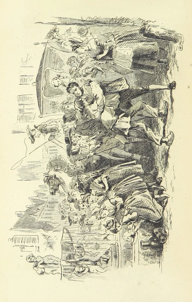 An illustration from Works of Charles Dickens. New illustrated library edition. [With a preface to each work by Edwin P. Whipple, leaf 152