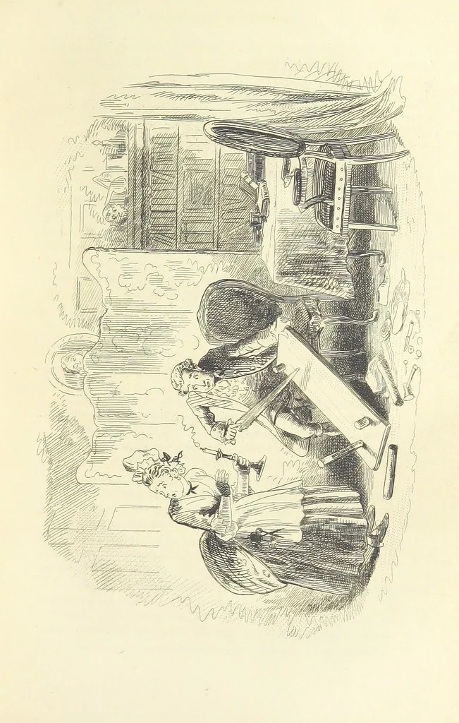An illustration from Works of Charles Dickens. New illustrated library edition. [With a preface to each work by Edwin P. Whipple, leaf 257
