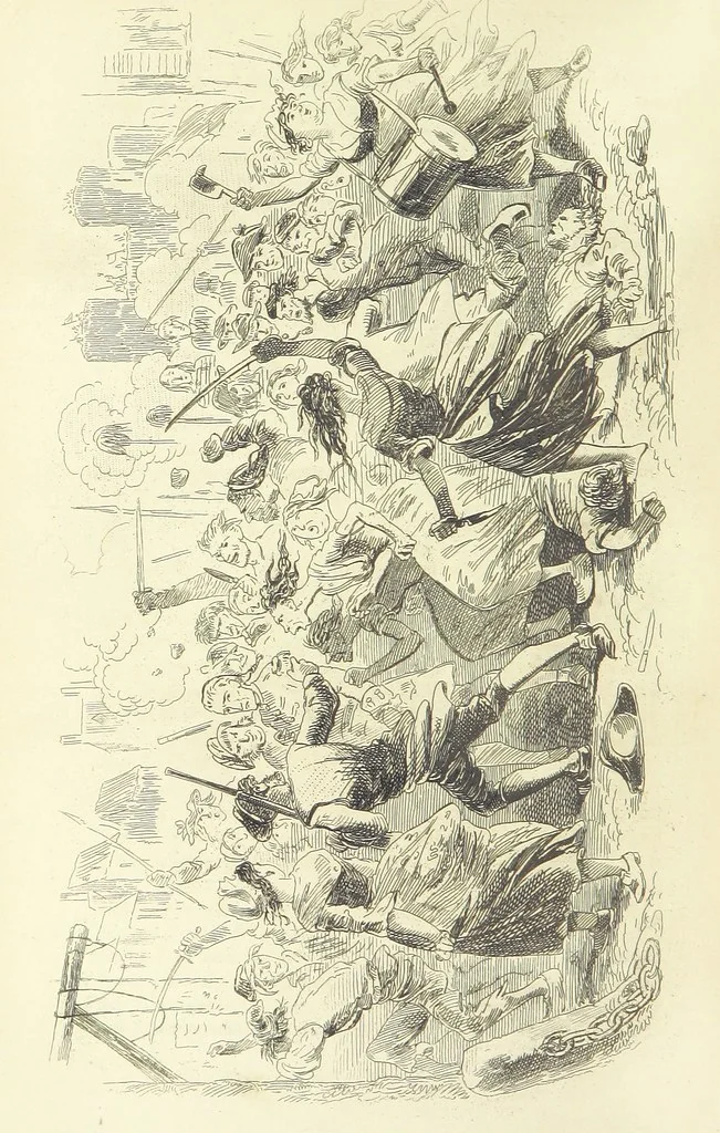 An illustration from Works of Charles Dickens. New illustrated library edition. [With a preface to each work by Edwin P. Whipple, leaf 278