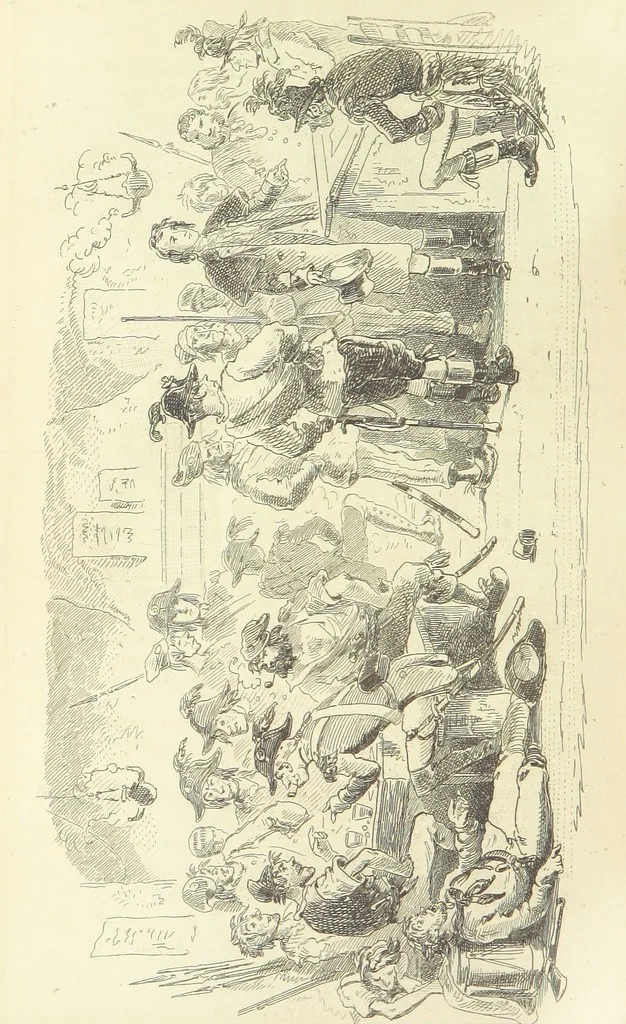 An illustration from Works of Charles Dickens. New illustrated library edition. [With a preface to each work by Edwin P. Whipple, leaf 308