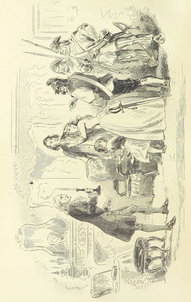 An illustration from Works of Charles Dickens. New illustrated library edition. [With a preface to each work by Edwin P. Whipple, leaf 354