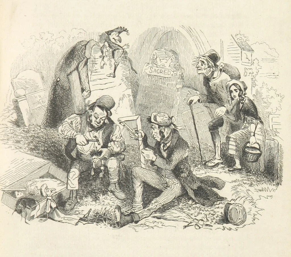 An illustration from Works of Charles Dickens. New illustrated library edition. [With a preface to each work by Edwin P. Whipple, leaf 169