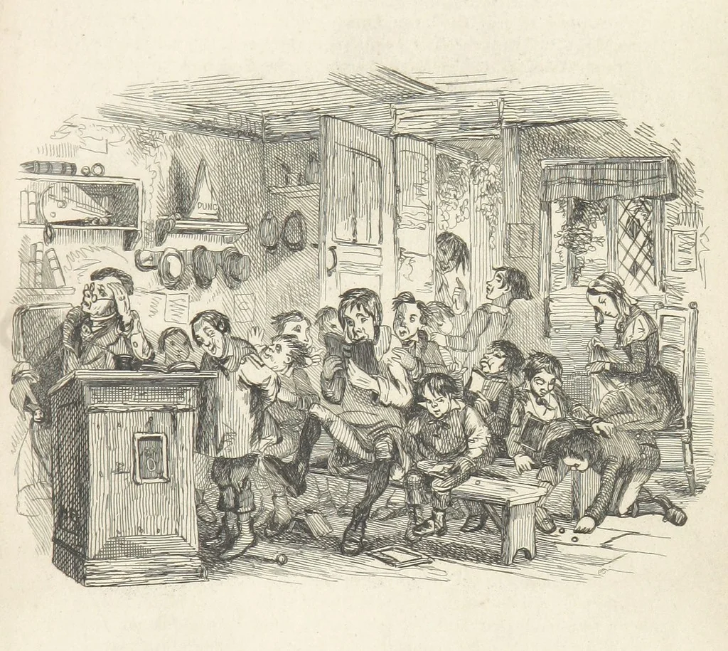 An illustration from Works of Charles Dickens. New illustrated library edition. [With a preface to each work by Edwin P. Whipple, leaf 245