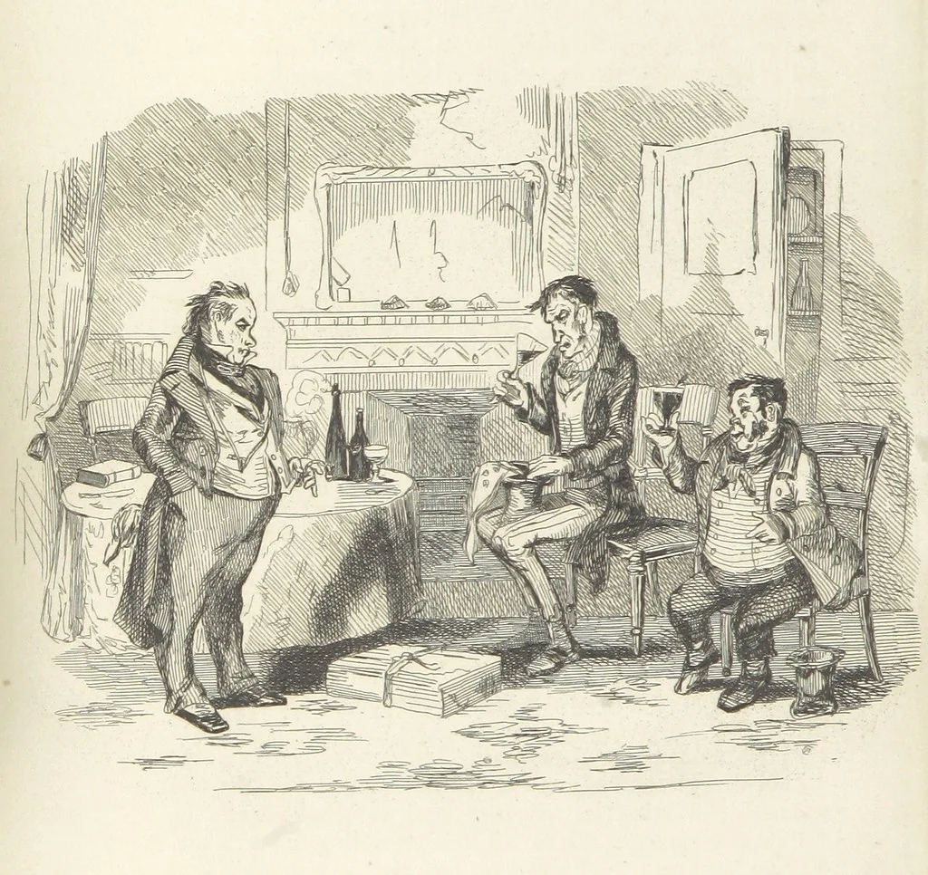 An illustration from Works of Charles Dickens. New illustrated library edition. [With a preface to each work by Edwin P. Whipple, leaf 348