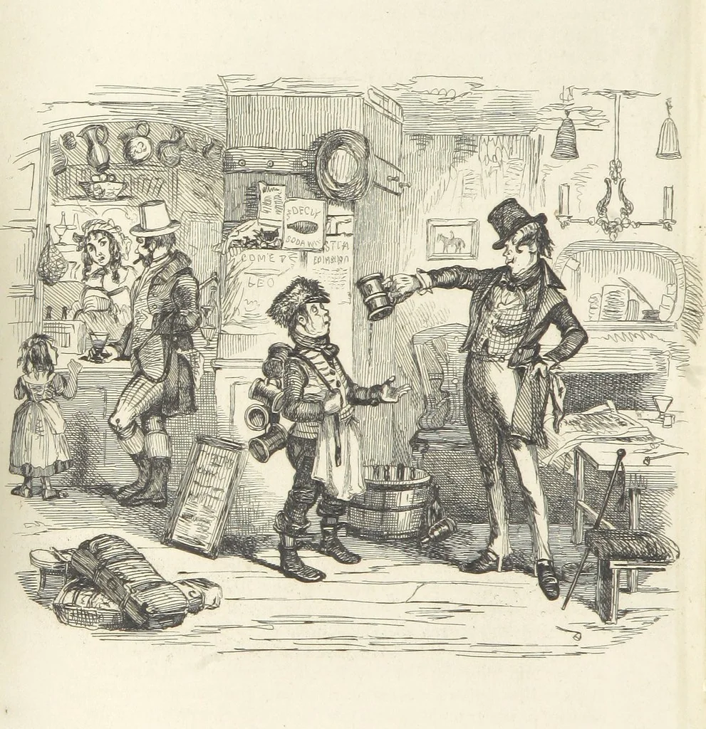 An illustration from Works of Charles Dickens. New illustrated library edition. [With a preface to each work by Edwin P. Whipple, leaf 362