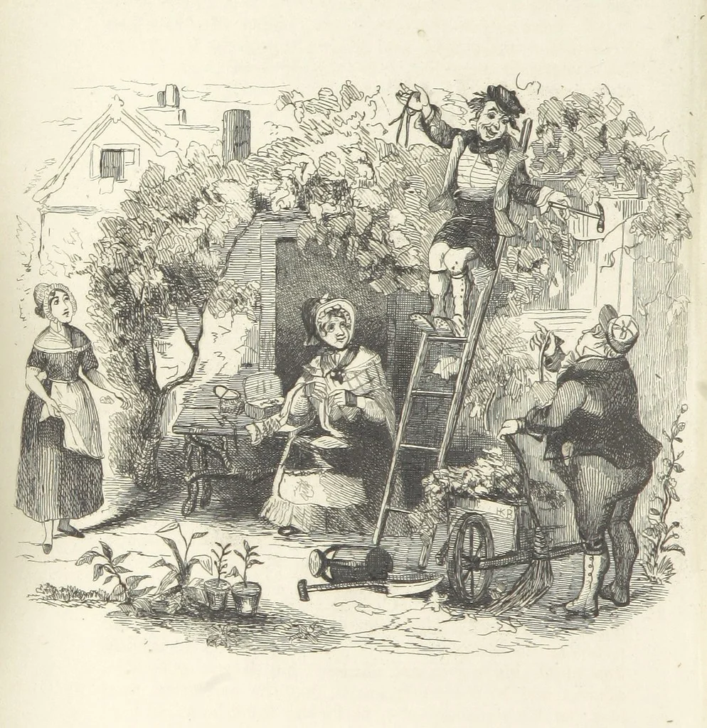 An illustration from Works of Charles Dickens. New illustrated library edition. [With a preface to each work by Edwin P. Whipple, leaf 374