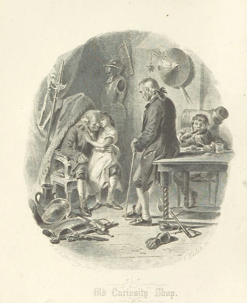 An illustration from Works of Charles Dickens. New illustrated library edition. [With a preface to each work by Edwin P. Whipple, leaf 8