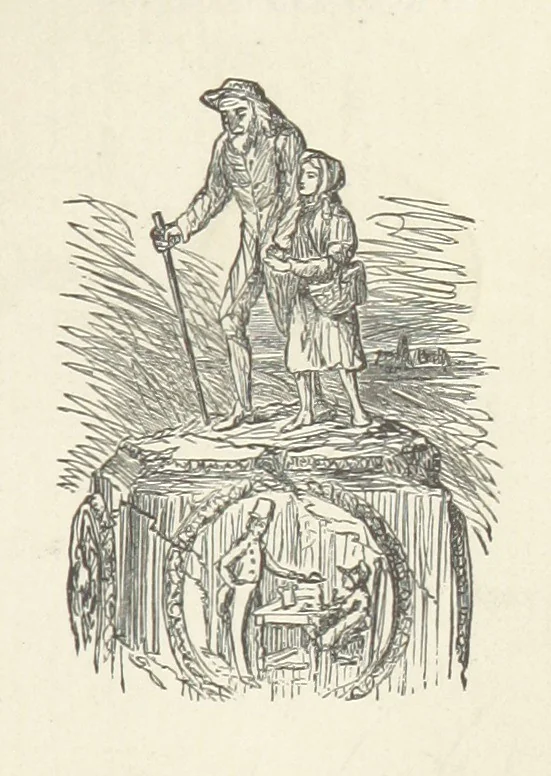 An illustration from Works of Charles Dickens. New illustrated library edition. [With a preface to each work by Edwin P. Whipple, leaf 9