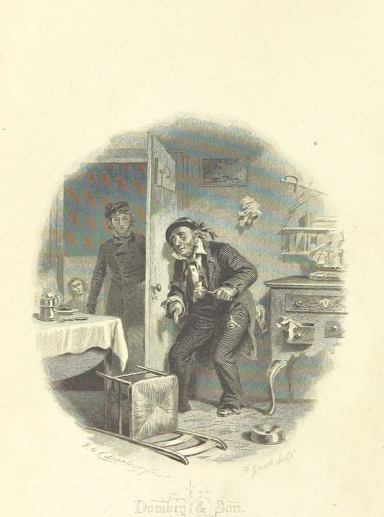 An illustration from Works of Charles Dickens. New illustrated library edition. [With a preface to each work by Edwin P. Whipple, leaf 10