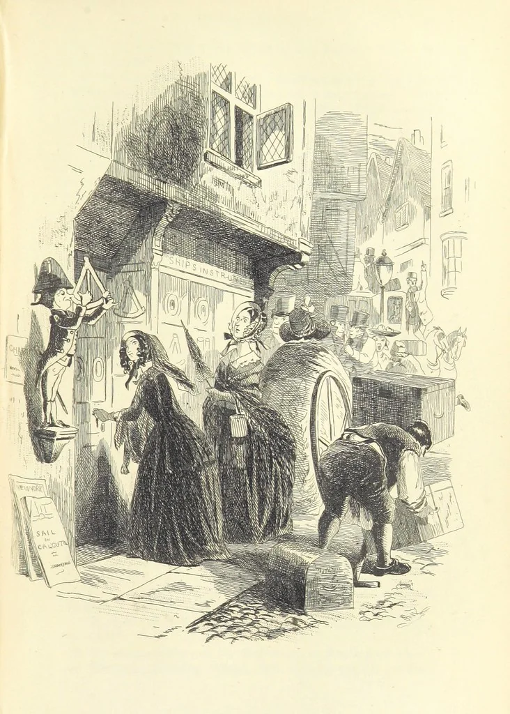 An illustration from Works of Charles Dickens. New illustrated library edition. [With a preface to each work by Edwin P. Whipple, leaf 339