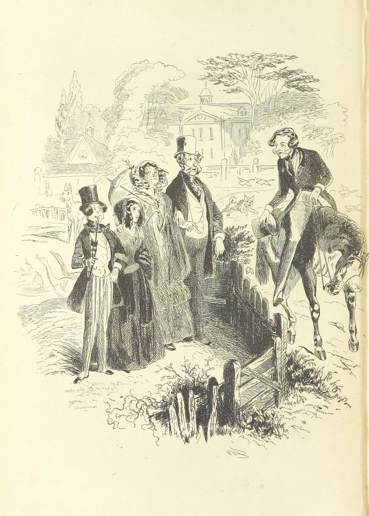 An illustration from Works of Charles Dickens. New illustrated library edition. [With a preface to each work by Edwin P. Whipple, leaf 442