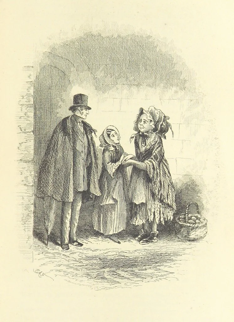 An illustration from Works of Charles Dickens. New illustrated library edition. [With a preface to each work by Edwin P. Whipple, leaf 171