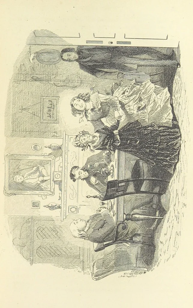 An illustration from Works of Charles Dickens. New illustrated library edition. [With a preface to each work by Edwin P. Whipple, leaf 235