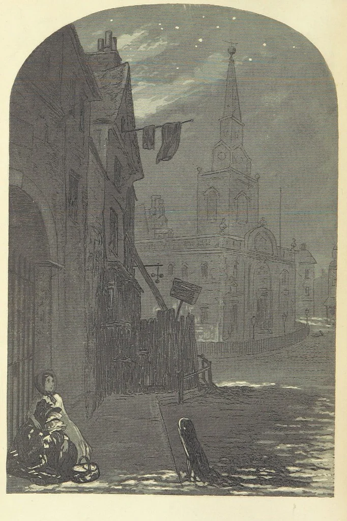 An illustration from Works of Charles Dickens. New illustrated library edition. [With a preface to each work by Edwin P. Whipple, leaf 254