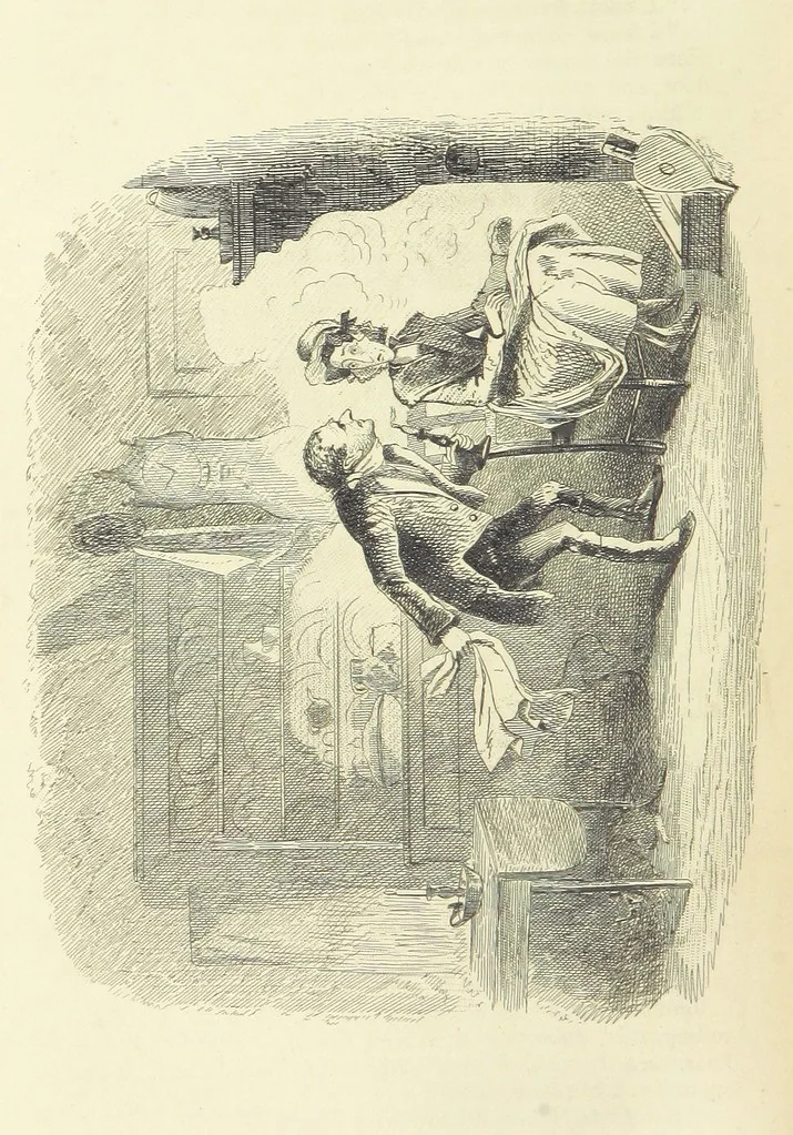 An illustration from Works of Charles Dickens. New illustrated library edition. [With a preface to each work by Edwin P. Whipple, leaf 268