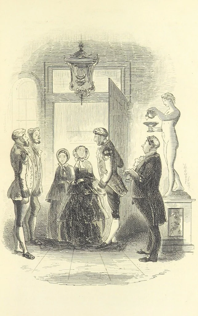 An illustration from Works of Charles Dickens. New illustrated library edition. [With a preface to each work by Edwin P. Whipple, leaf 333