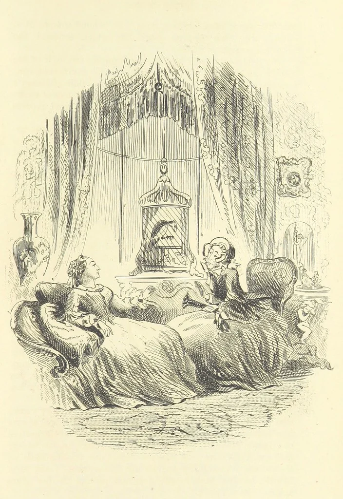 An illustration from Works of Charles Dickens. New illustrated library edition. [With a preface to each work by Edwin P. Whipple, leaf 509
