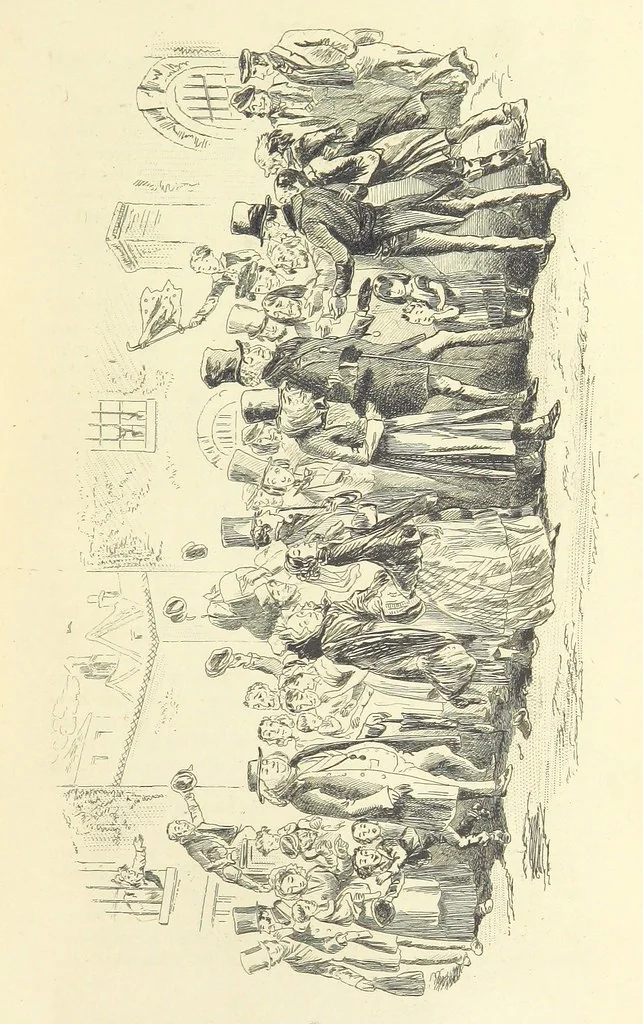 An illustration from Works of Charles Dickens. New illustrated library edition. [With a preface to each work by Edwin P. Whipple, leaf 551