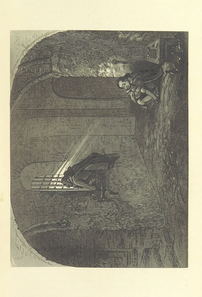 An illustration from Works of Charles Dickens. New illustrated library edition. [With a preface to each work by Edwin P. Whipple, leaf 57