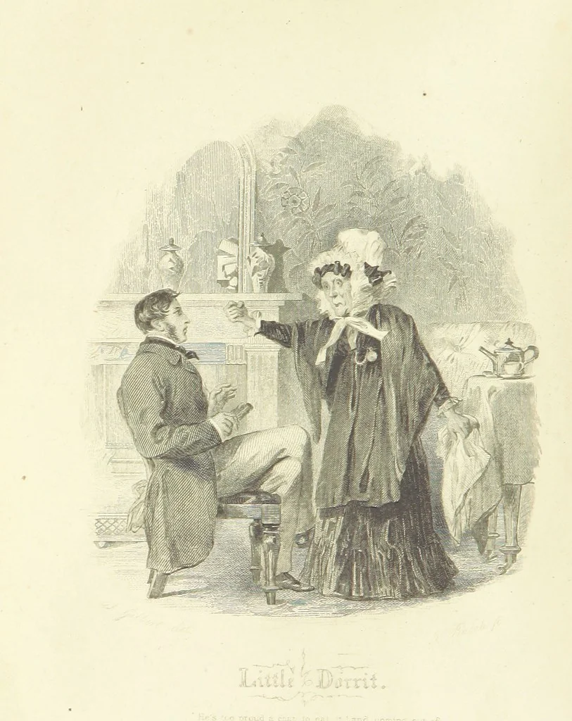 An illustration from Works of Charles Dickens. New illustrated library edition. [With a preface to each work by Edwin P. Whipple, leaf 10