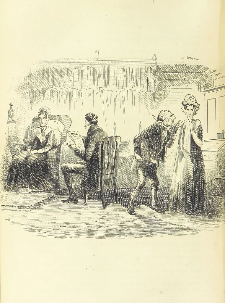An illustration from Works of Charles Dickens. New illustrated library edition. [With a preface to each work by Edwin P. Whipple, leaf 248