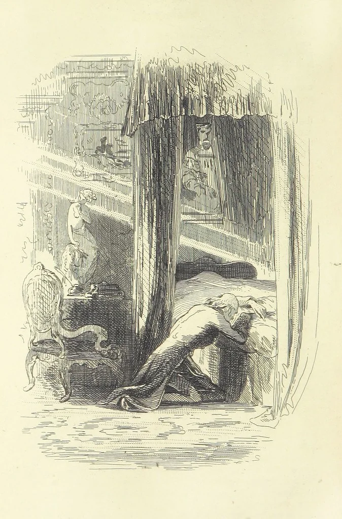 An illustration from Works of Charles Dickens. New illustrated library edition. [With a preface to each work by Edwin P. Whipple, leaf 280