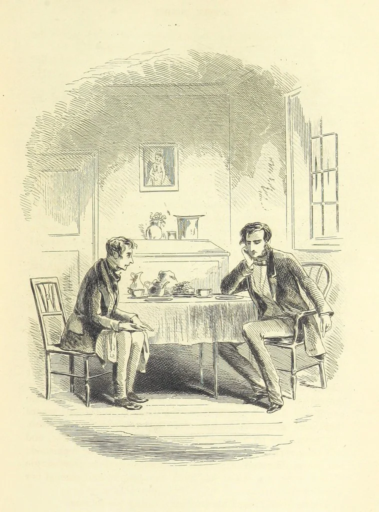 An illustration from Works of Charles Dickens. New illustrated library edition. [With a preface to each work by Edwin P. Whipple, leaf 365