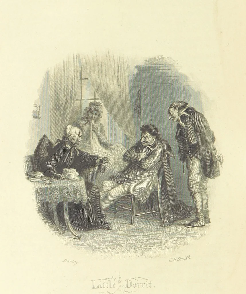 An illustration from Works of Charles Dickens. New illustrated library edition. [With a preface to each work by Edwin P. Whipple, leaf 420