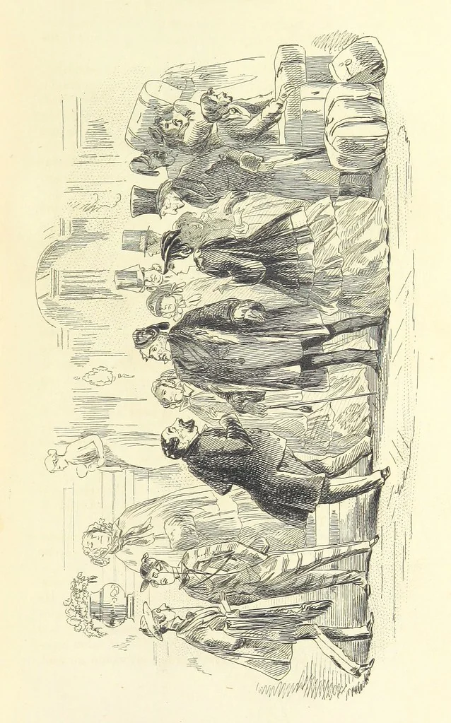 An illustration from Works of Charles Dickens. New illustrated library edition. [With a preface to each work by Edwin P. Whipple, leaf 53