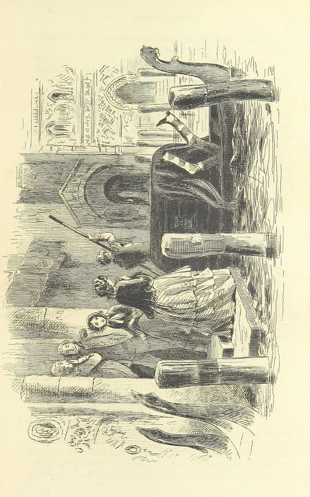 An illustration from Works of Charles Dickens. New illustrated library edition. [With a preface to each work by Edwin P. Whipple, leaf 99