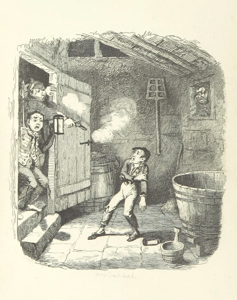 An illustration from Works of Charles Dickens. New illustrated library edition. [With a preface to each work by Edwin P. Whipple, leaf 230