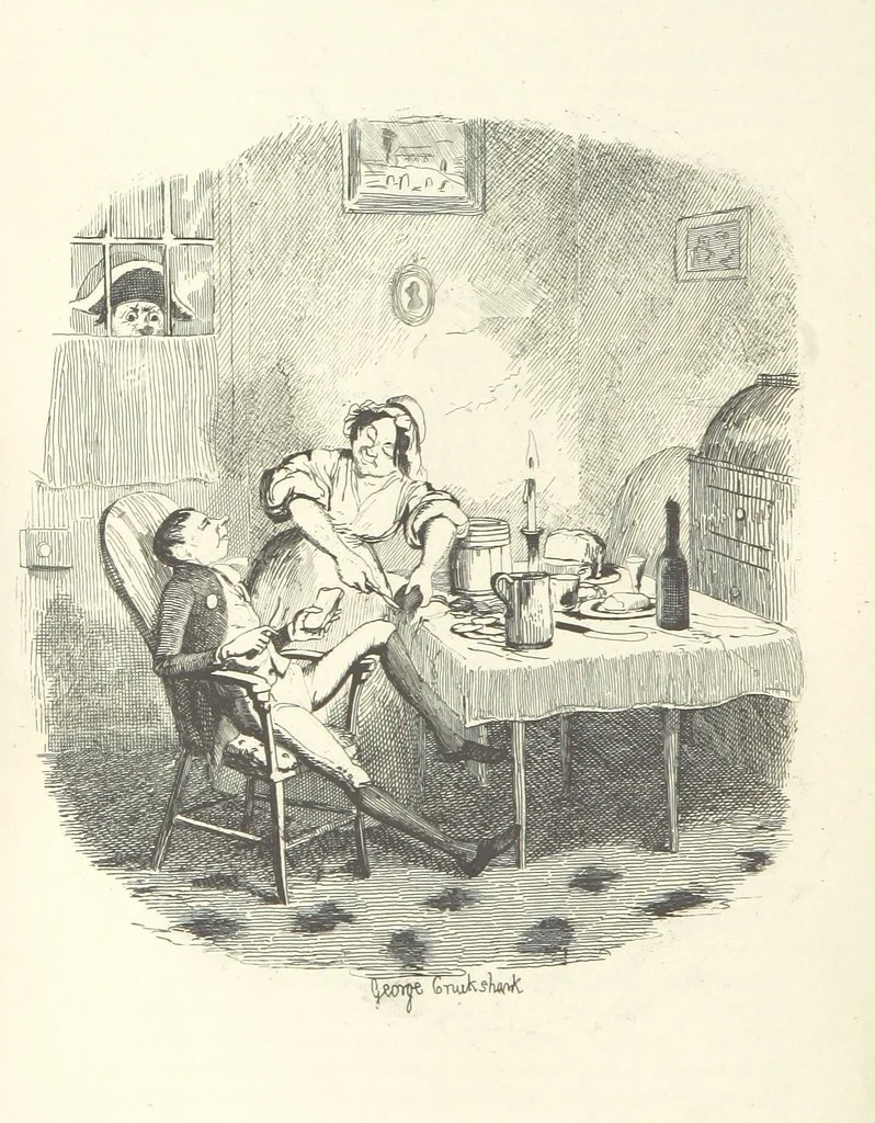 An illustration from Works of Charles Dickens. New illustrated library edition. [With a preface to each work by Edwin P. Whipple, leaf 272