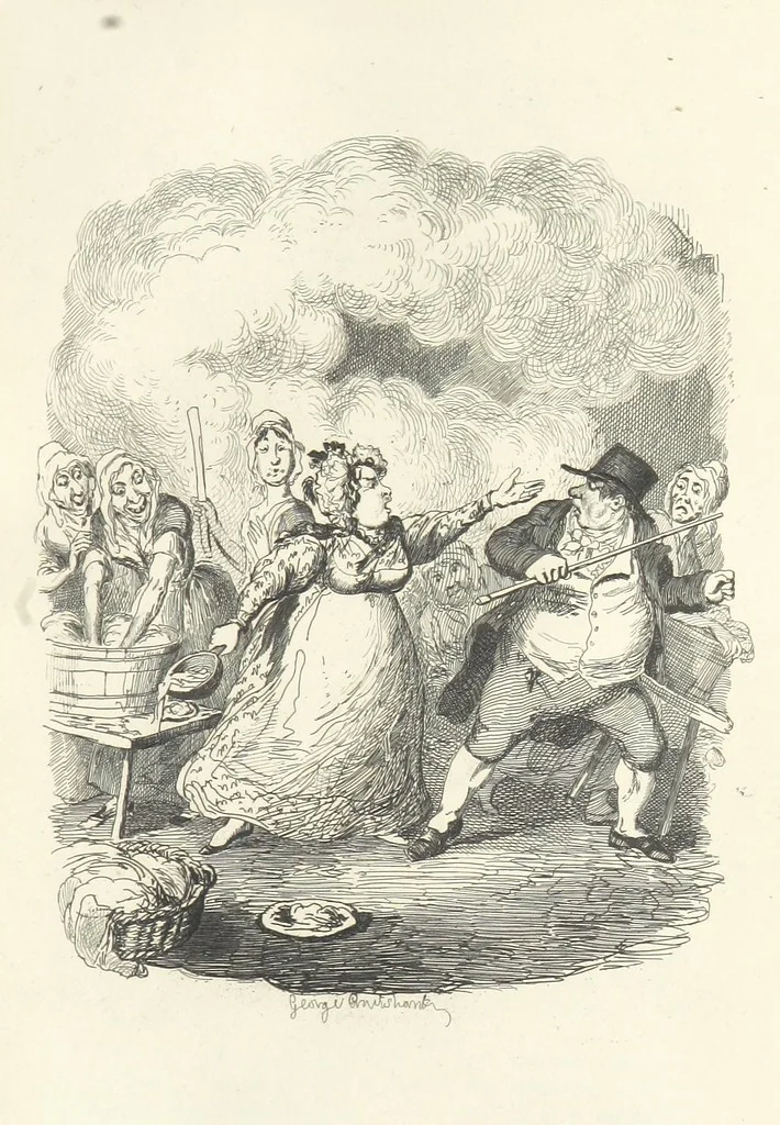 An illustration from Works of Charles Dickens. New illustrated library edition. [With a preface to each work by Edwin P. Whipple, leaf 357