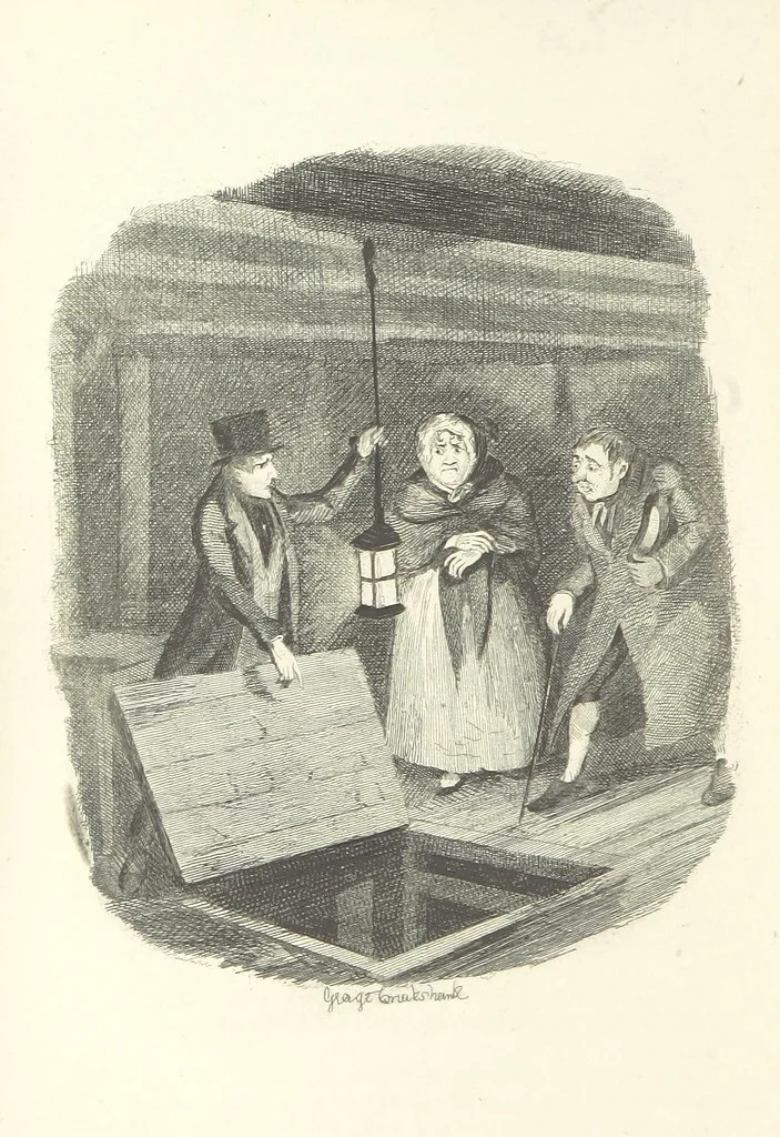 An illustration from Works of Charles Dickens. New illustrated library edition. [With a preface to each work by Edwin P. Whipple, leaf 372