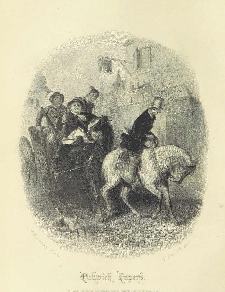An illustration from Works of Charles Dickens. New illustrated library edition. [With a preface to each work by Edwin P. Whipple, leaf 118