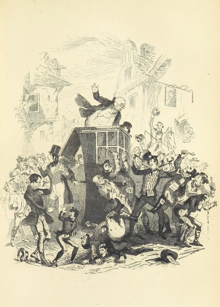 An illustration from Works of Charles Dickens. New illustrated library edition. [With a preface to each work by Edwin P. Whipple, leaf 431