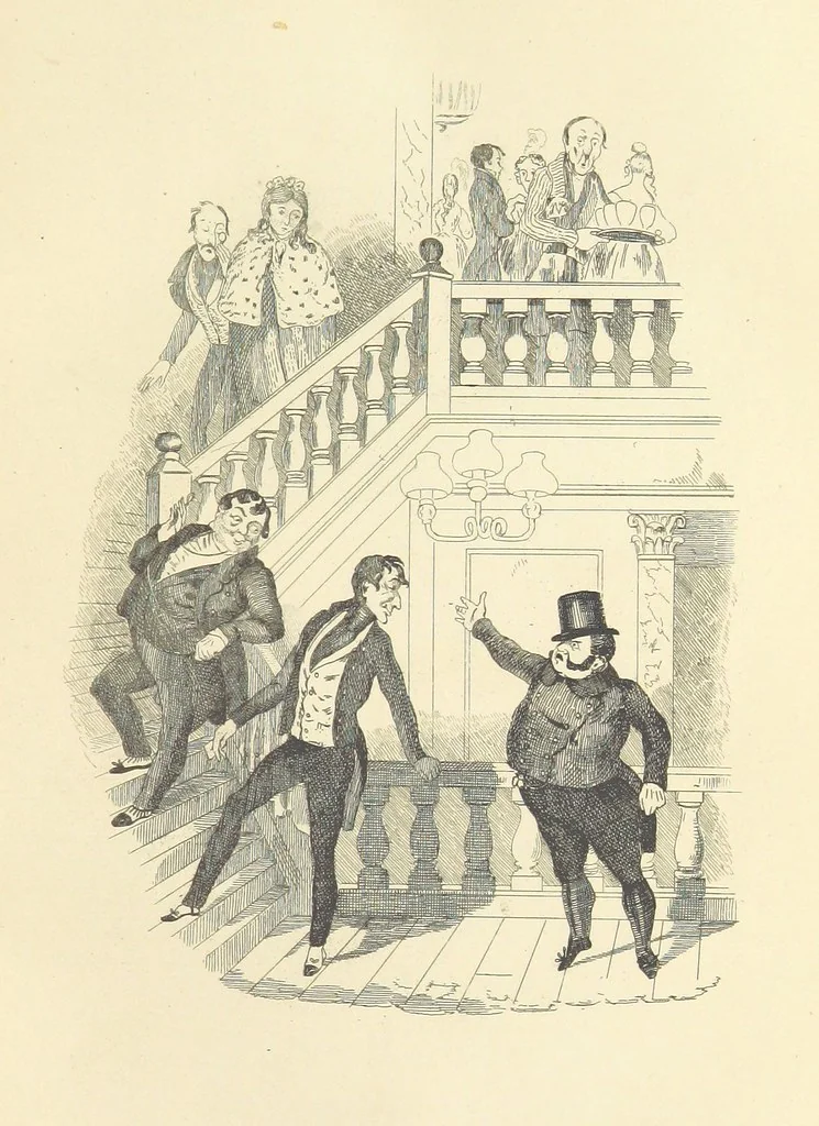 An illustration from Works of Charles Dickens. New illustrated library edition. [With a preface to each work by Edwin P. Whipple, leaf 71
