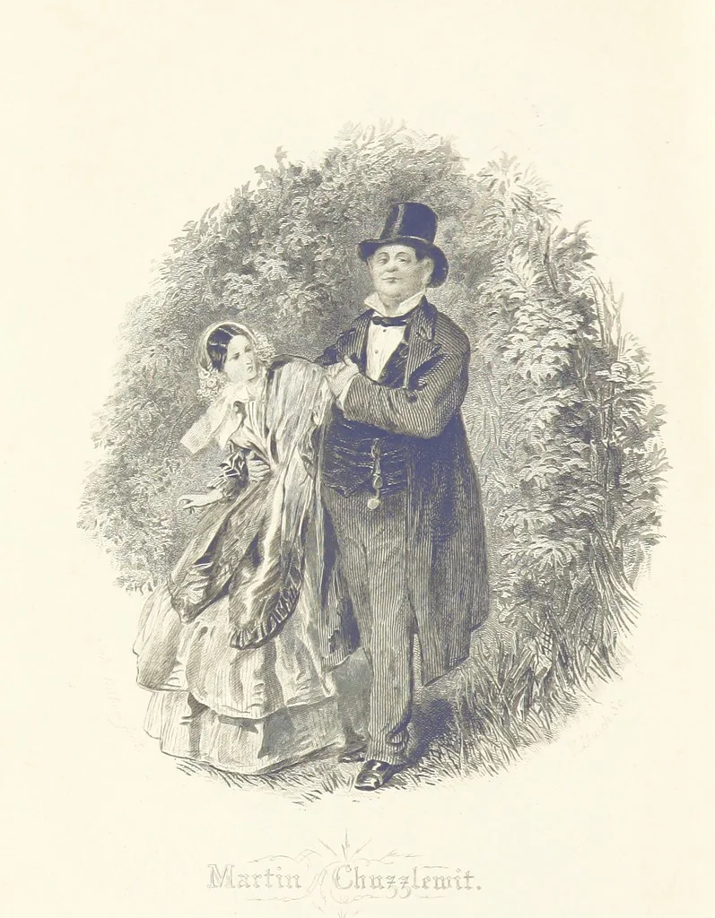 An illustration from Works of Charles Dickens. New illustrated library edition. [With a preface to each work by Edwin P. Whipple, leaf 12