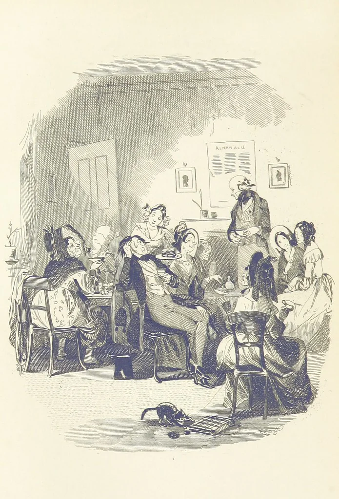 An illustration from Works of Charles Dickens. New illustrated library edition. [With a preface to each work by Edwin P. Whipple, leaf 350