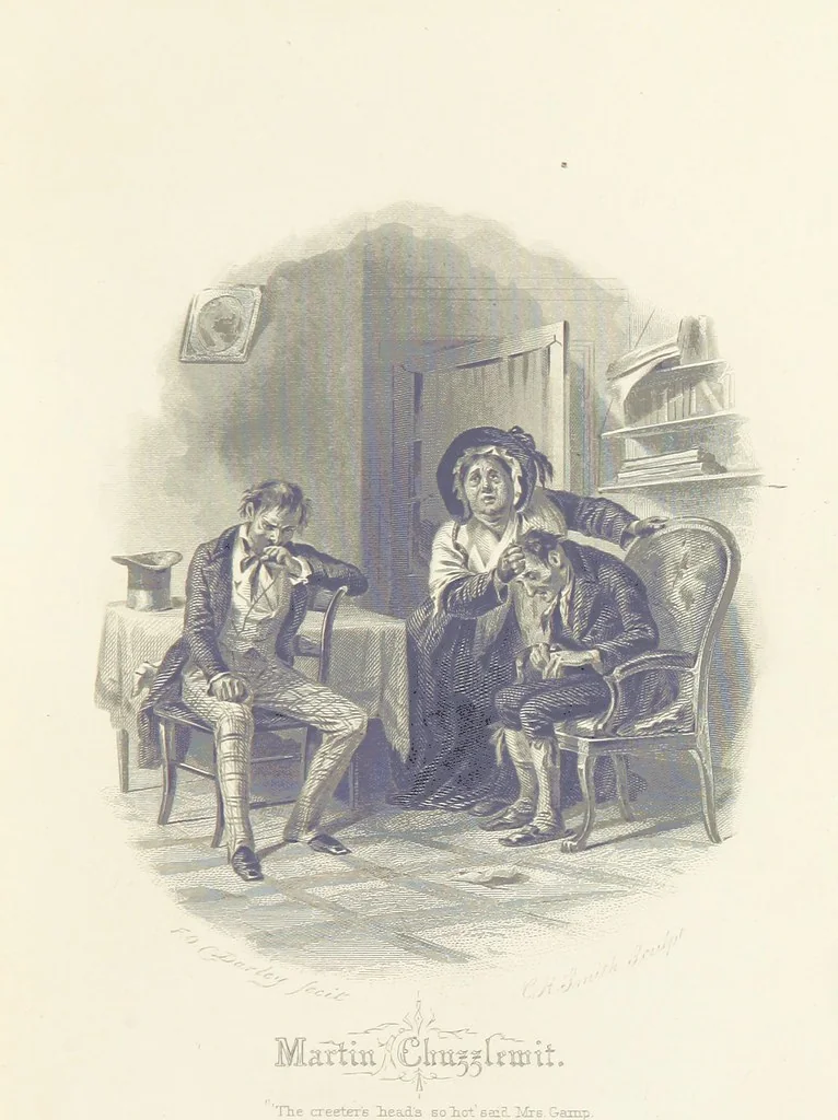 An illustration from Works of Charles Dickens. New illustrated library edition. [With a preface to each work by Edwin P. Whipple, leaf 361