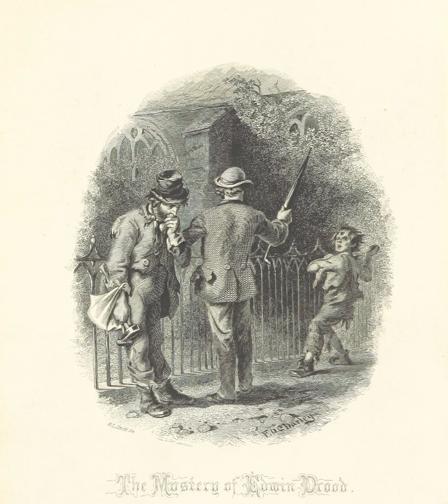 An illustration from Works of Charles Dickens. New illustrated library edition. [With a preface to each work by Edwin P. Whipple, leaf 10