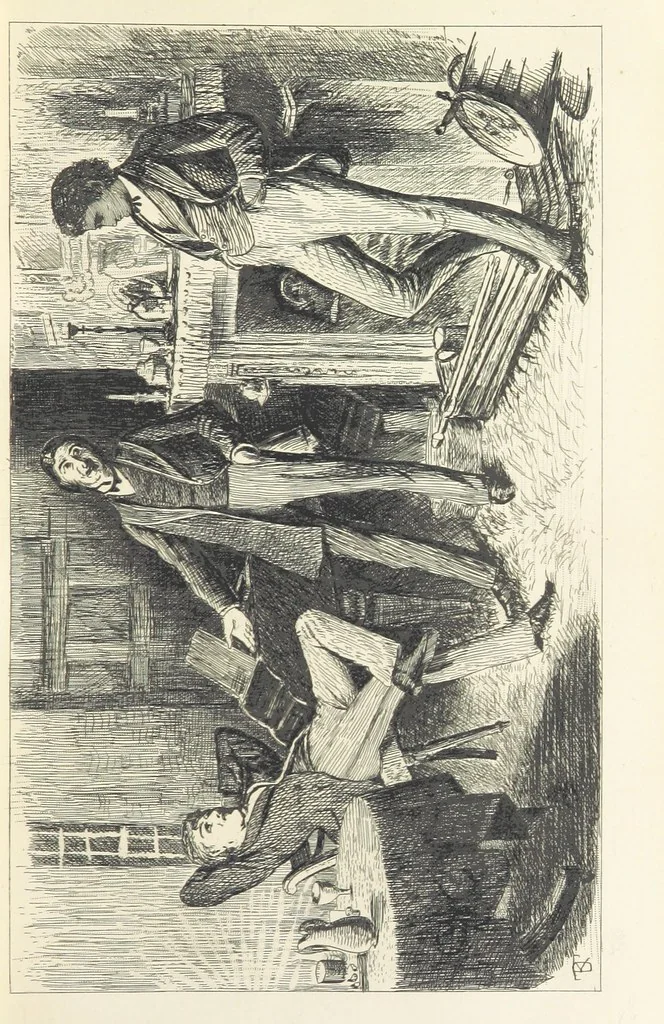 An illustration from Works of Charles Dickens. New illustrated library edition. [With a preface to each work by Edwin P. Whipple, leaf 127