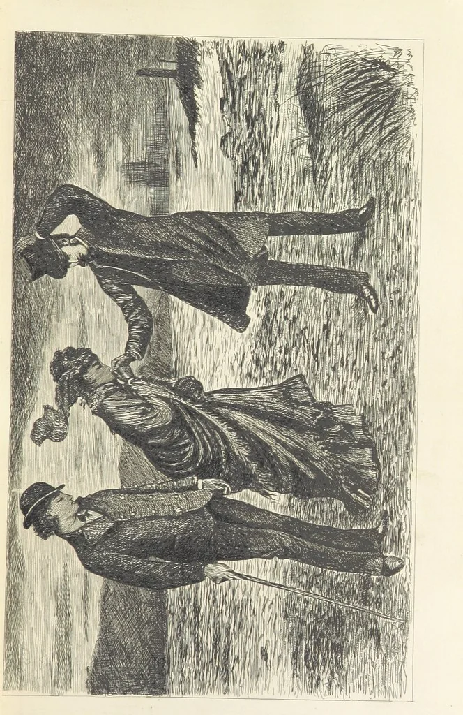 An illustration from Works of Charles Dickens. New illustrated library edition. [With a preface to each work by Edwin P. Whipple, leaf 161