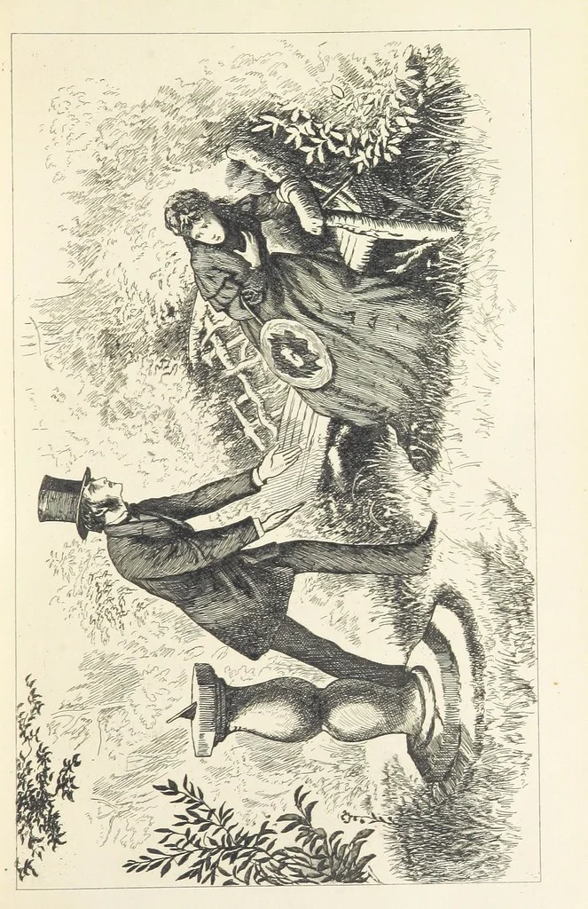 An illustration from Works of Charles Dickens. New illustrated library edition. [With a preface to each work by Edwin P. Whipple, leaf 279