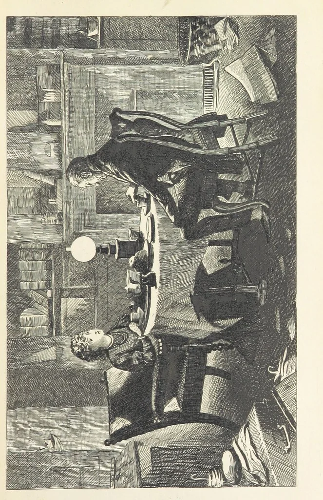An illustration from Works of Charles Dickens. New illustrated library edition. [With a preface to each work by Edwin P. Whipple, leaf 289