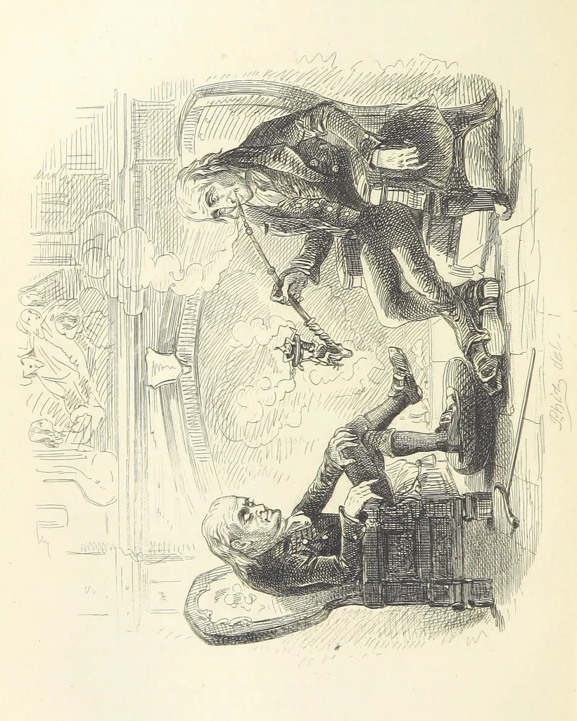 An illustration from Works of Charles Dickens. New illustrated library edition. [With a preface to each work by Edwin P. Whipple, leaf 392