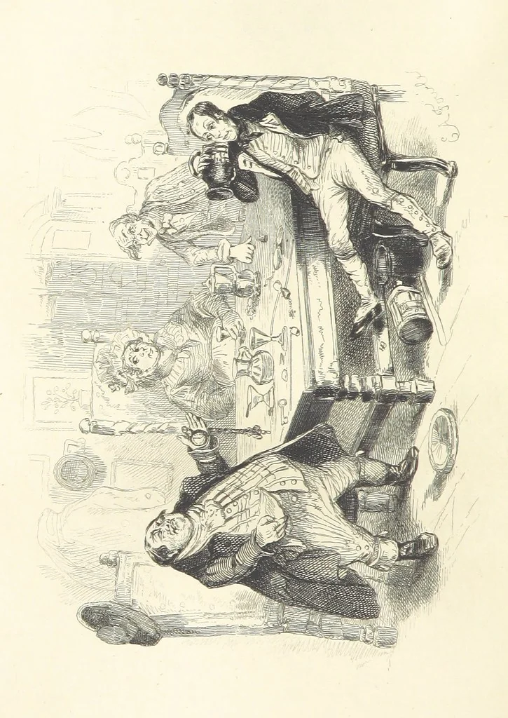 An illustration from Works of Charles Dickens. New illustrated library edition. [With a preface to each work by Edwin P. Whipple, leaf 460