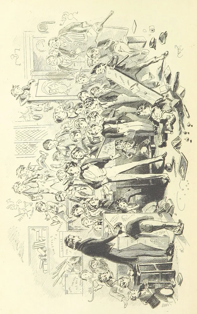 An illustration from Works of Charles Dickens. New illustrated library edition. [With a preface to each work by Edwin P. Whipple, leaf 156