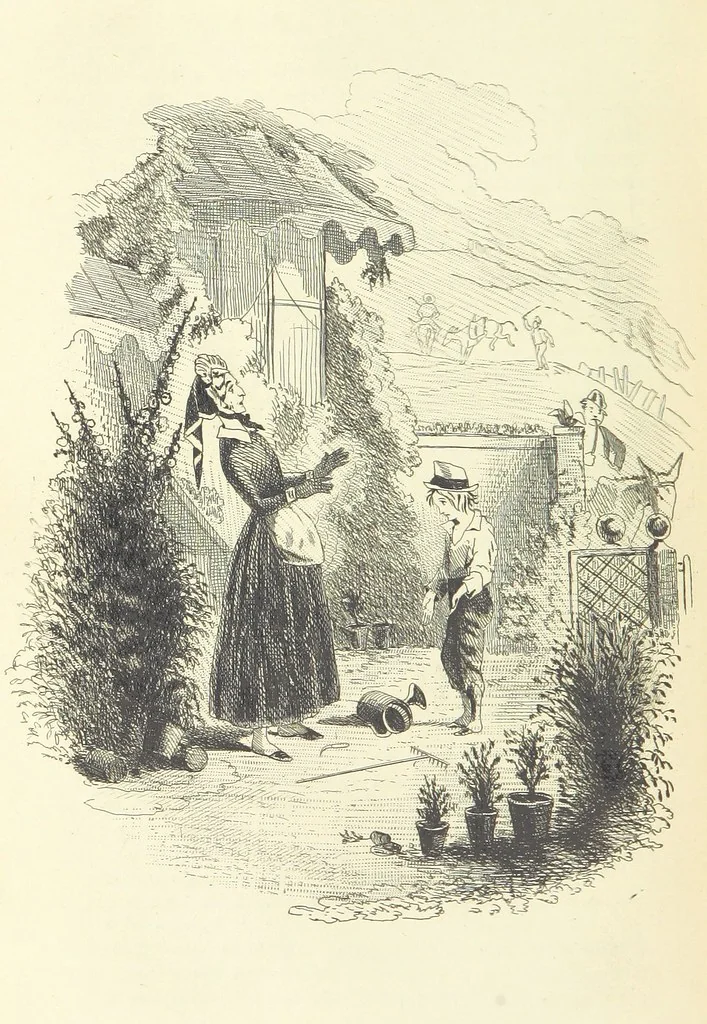 An illustration from Works of Charles Dickens. New illustrated library edition. [With a preface to each work by Edwin P. Whipple, leaf 262